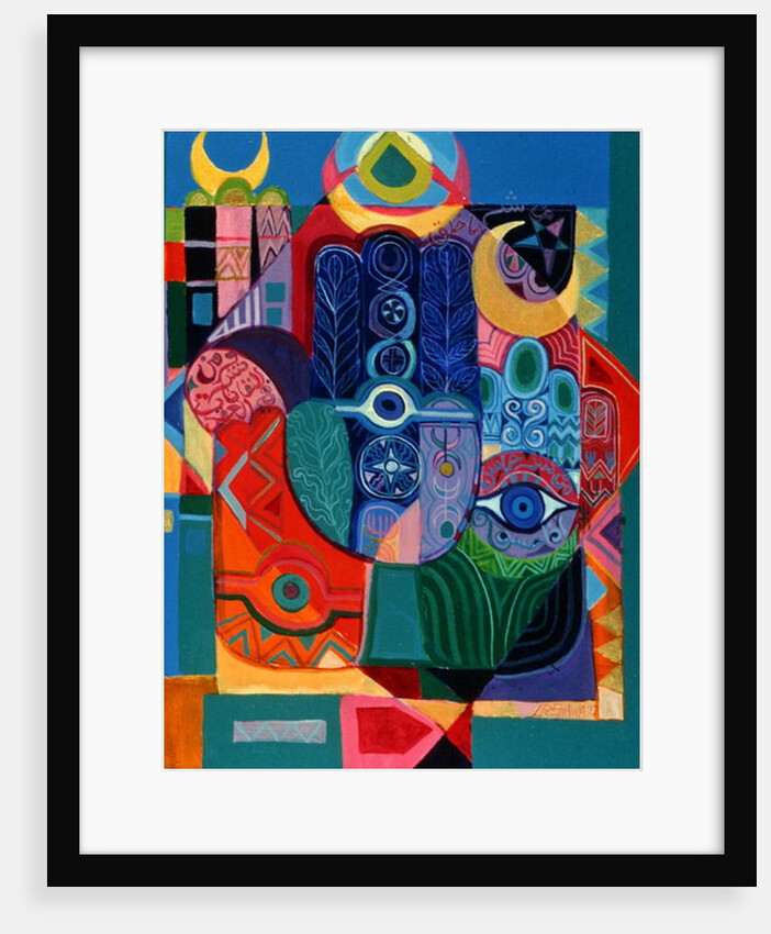 Hands as Amulets I, 1992 by Laila Shawa