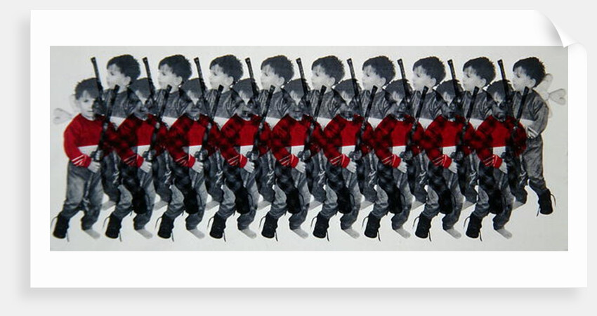 Boy Soldiers, 1996 by Laila Shawa