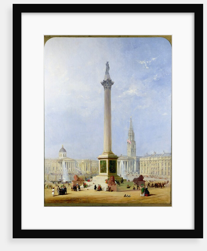 Projected View of Trafalgar Square, 1844 by George Henry Andrews