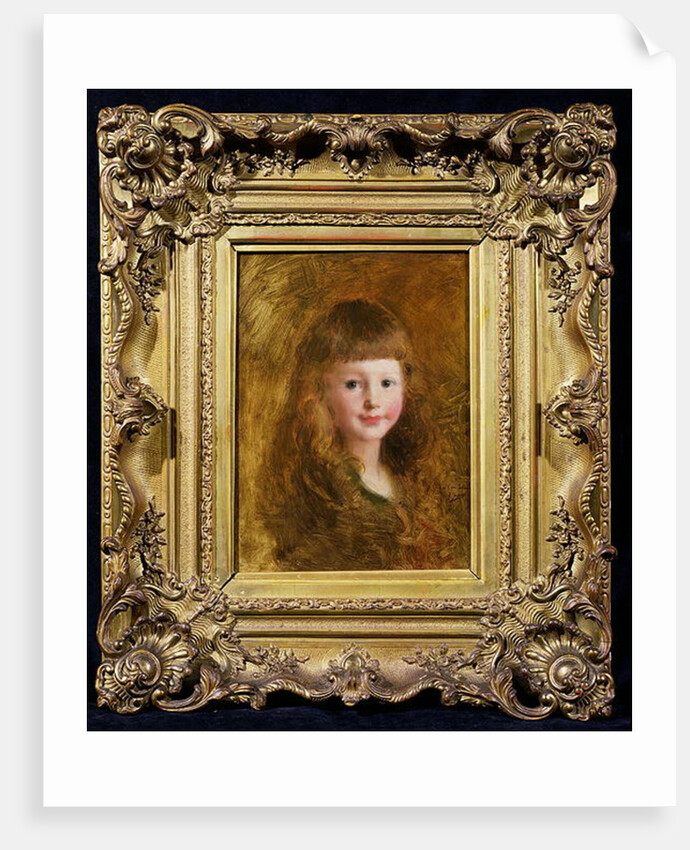 Portrait of a Girl by Gustave Jacquet