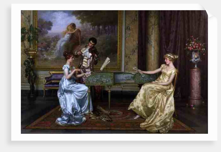 The Recital by Vittorio Reggianini