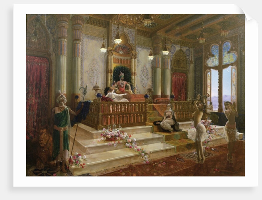 The Maharajah's Favourite, c.1870 by Charles Albert Pesnelle