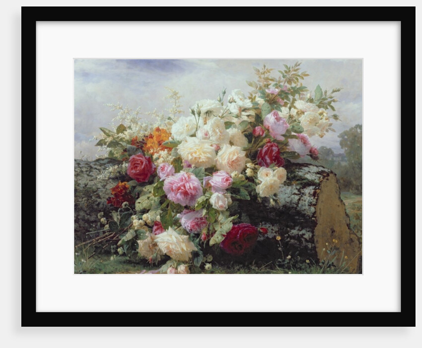 Still Life with Flowers by Jean Baptiste Robie