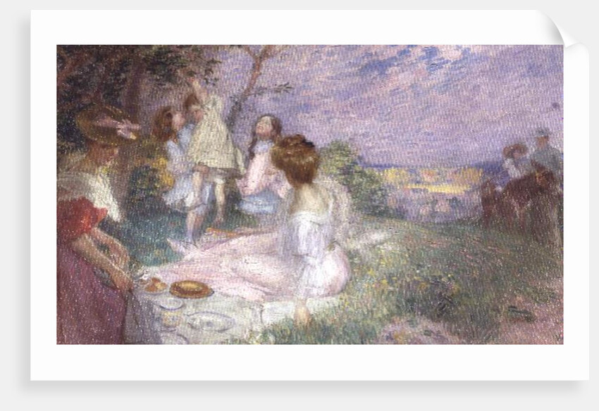 The Picnic, 1906 by Auguste-Frederic Bonnet