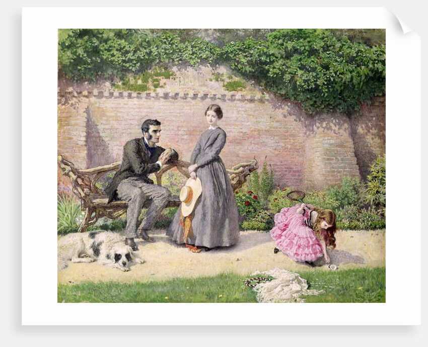 Rochester and Jane Eyre by Frederick Walker