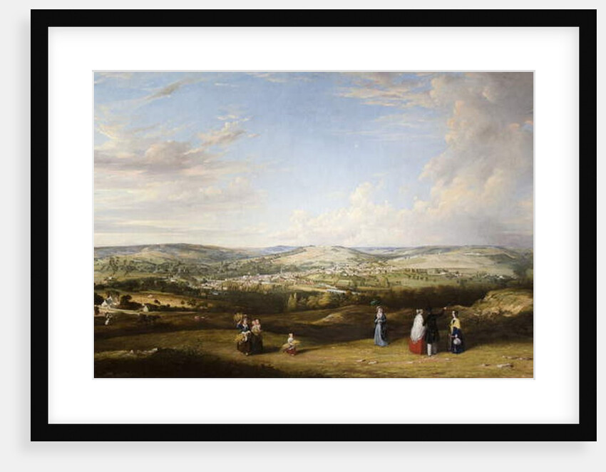 Stroud from near Rodborough Fort, Gloucestershire by Alfred Newland Smith