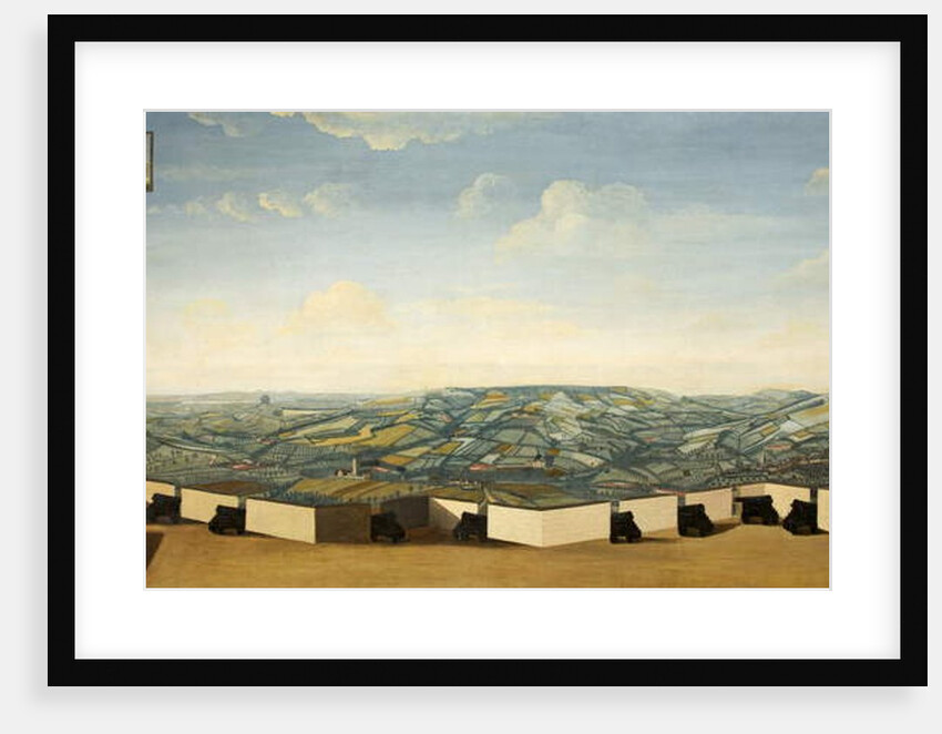 Stroud from Rodborough Fort, Gloucestershire, c.1765 by English School