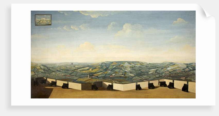 Stroud from Rodborough Fort, Gloucestershire, c.1765 by English School