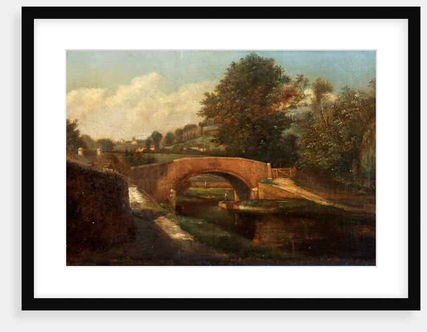 Canal Bridge, Brimscombe, Gloucestershire by Désiré Delaplace-Gérardin