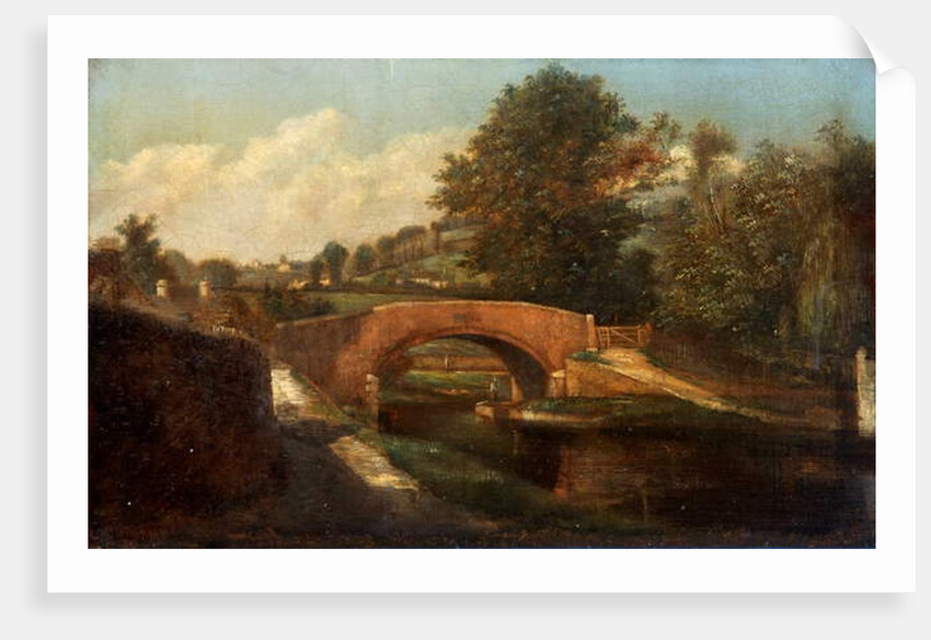 Canal Bridge, Brimscombe, Gloucestershire by Désiré Delaplace-Gérardin
