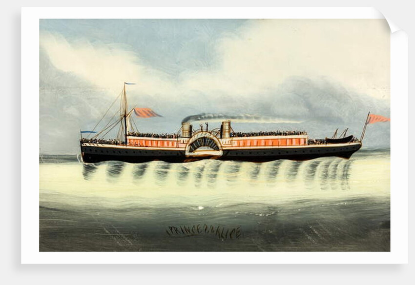 The 'Princess Alice', after 1878 by English School