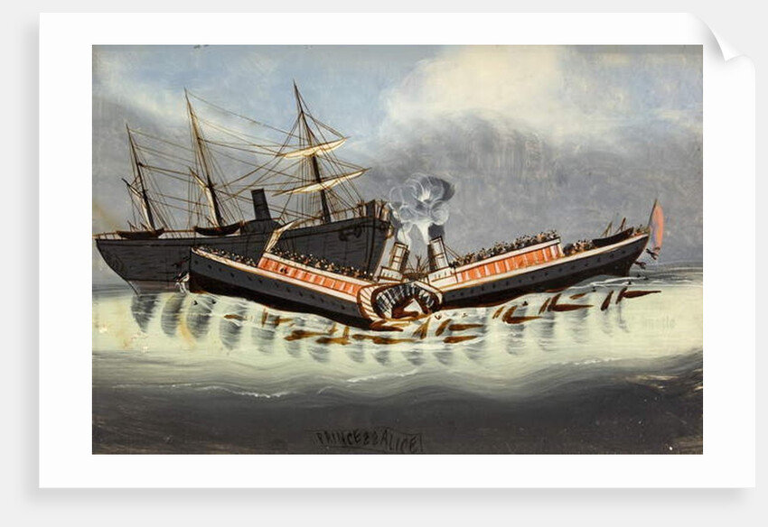The Wreck of the 'Princess Alice', after 1878 by English School