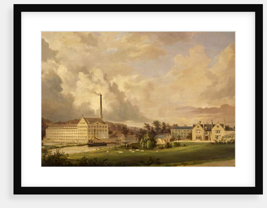 Ebley Cloth Mills, Stroud, Gloucestershire by Alfred Newland Smith