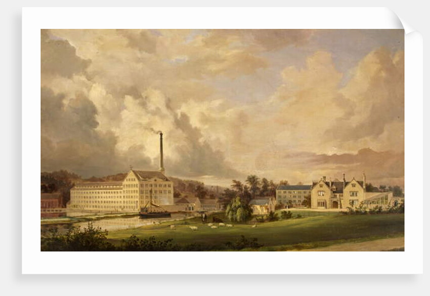 Ebley Cloth Mills, Stroud, Gloucestershire by Alfred Newland Smith