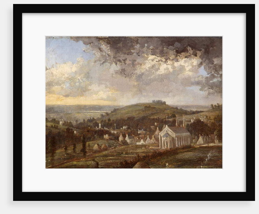 Stroud and the Severn, Gloucestershire by Désiré Delaplace-Gérardin