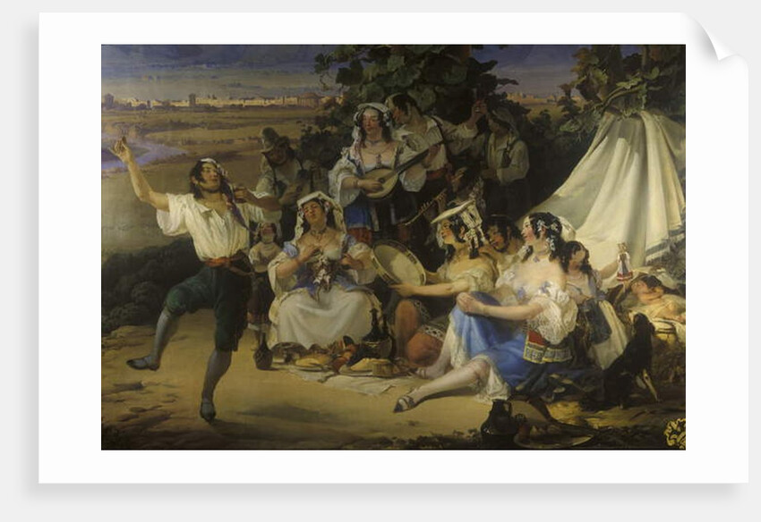 Turin, Monte Superga, 1850s by Josef Matěj Navrátil