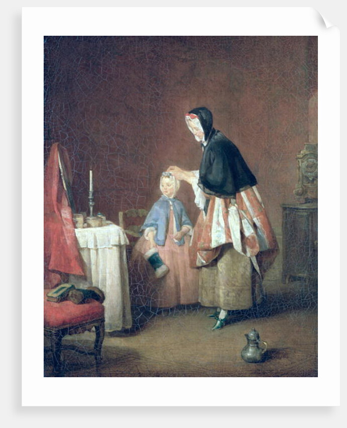 The Morning Toilet by Jean-Baptiste Simeon Chardin