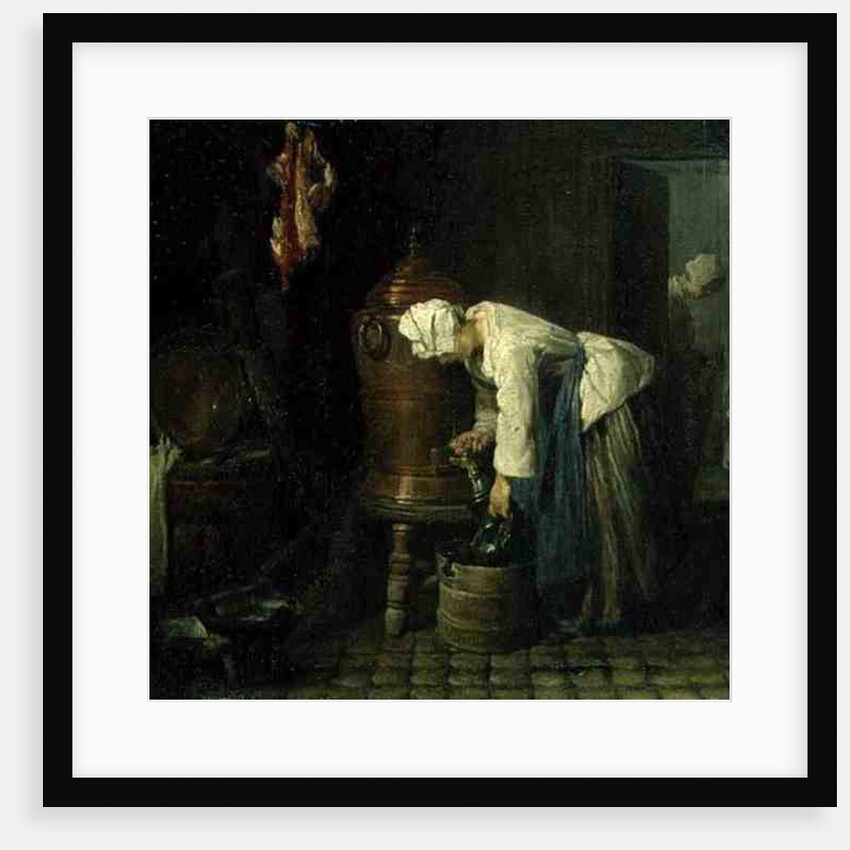 Woman Drawing Water from an Urn, 1733 by Jean-Baptiste Simeon Chardin