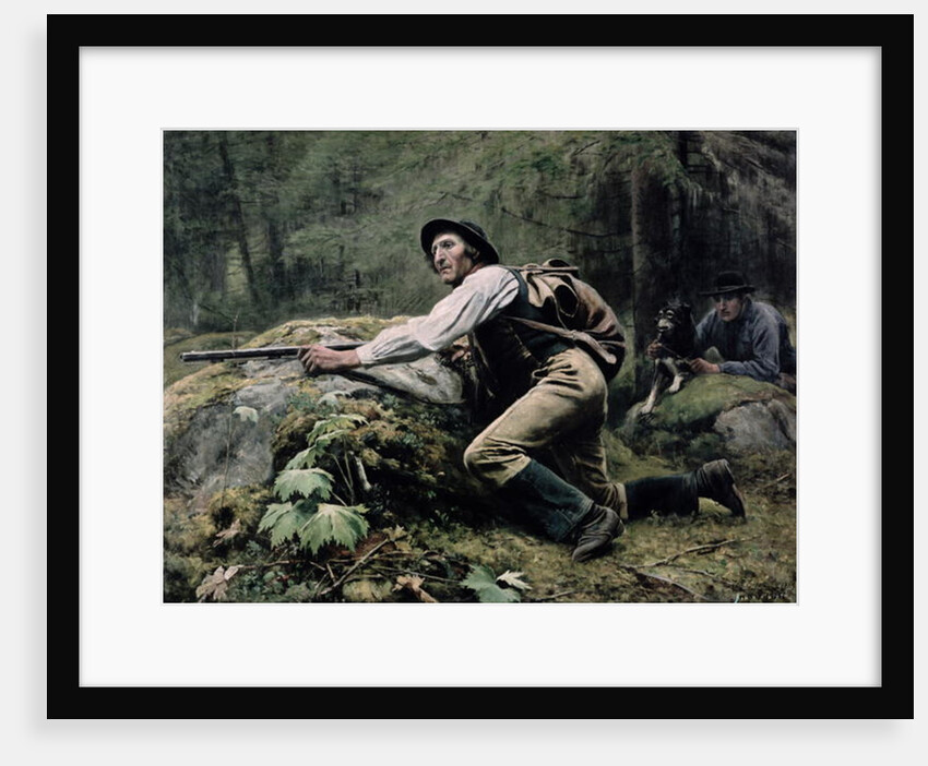 Elk Hunting, 1889 by Johan Tiren