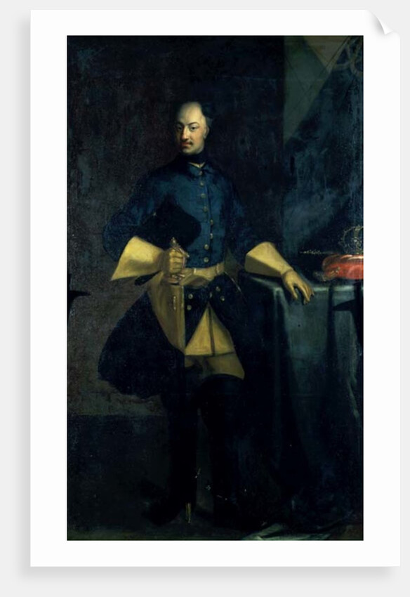 Portrait of King Karl XII by David von Krafft