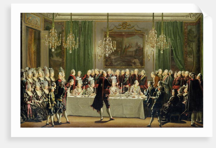 New Year's Eve at Stockholm Palace, 1779 by Pehr Hillestrom