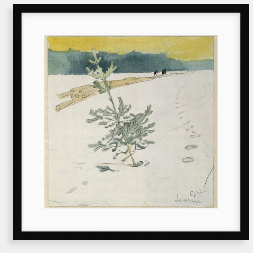 Winter Landscape by Carl Larsson