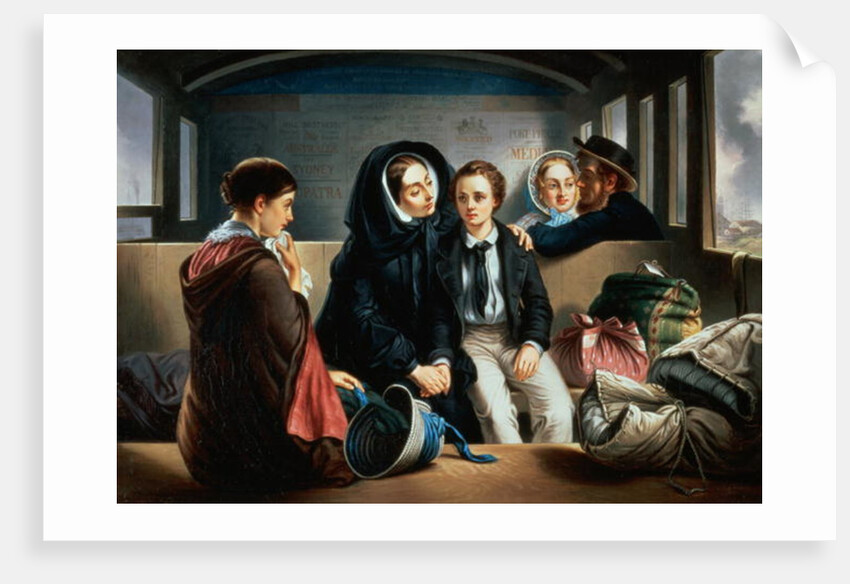 Second Class - The Parting by Abraham Solomon