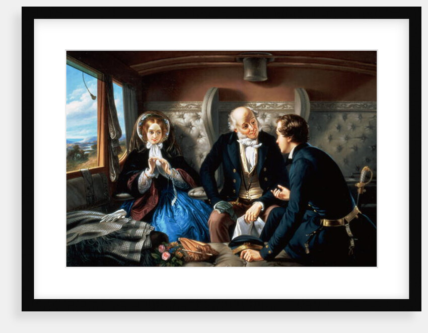 First Class - The Meeting by Abraham Solomon