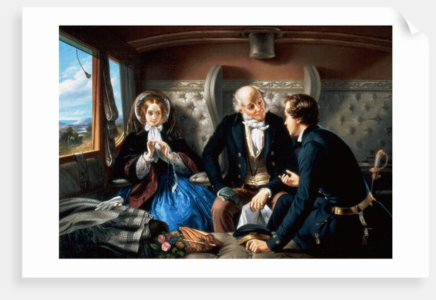 First Class - The Meeting by Abraham Solomon