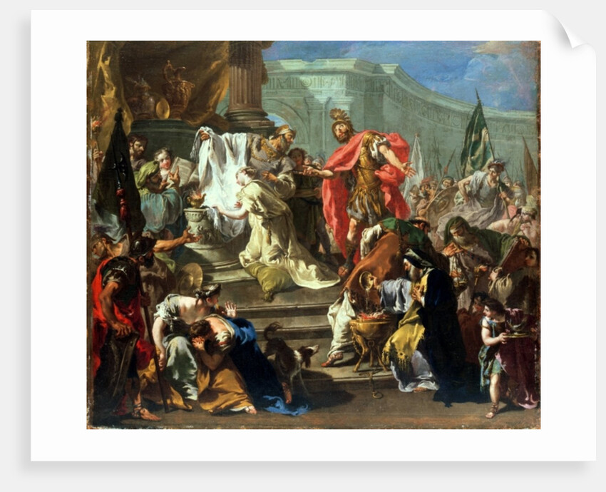 The Sacrifice of Jephthah's Daughter by Giovanni Battista Pittoni