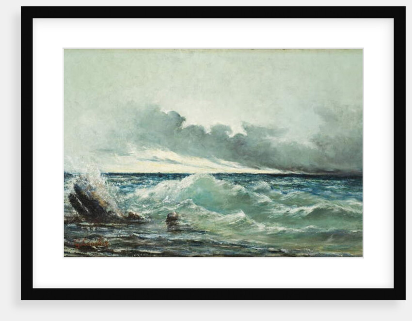 La Vague by Gustave Courbet