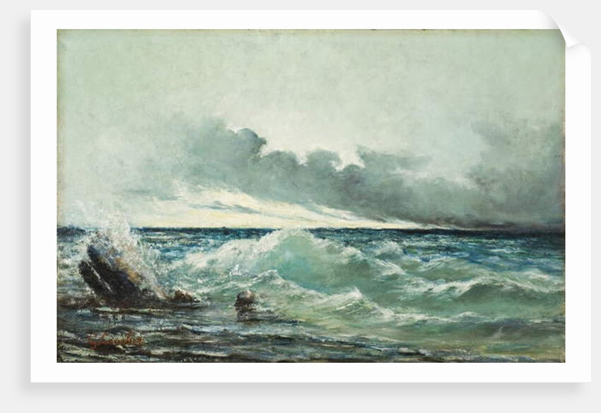 La Vague by Gustave Courbet