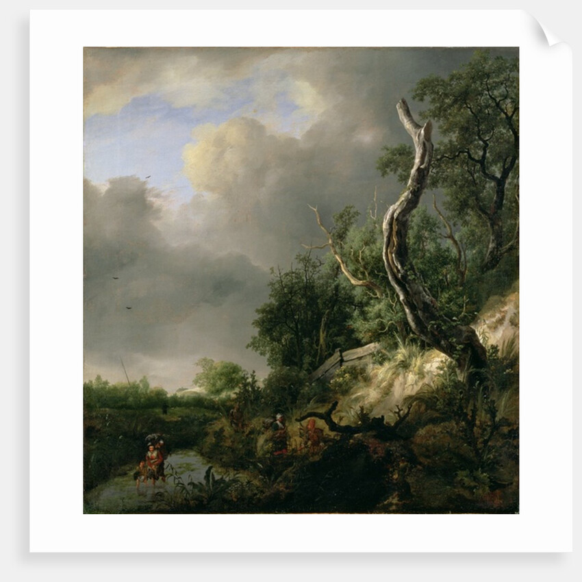 The Dunes near Haarlem by Jacob Isaaksz. or Isaacksz. van Ruisdael