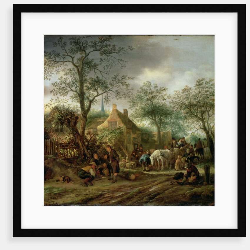 Travellers at an Inn by Isack van Ostade