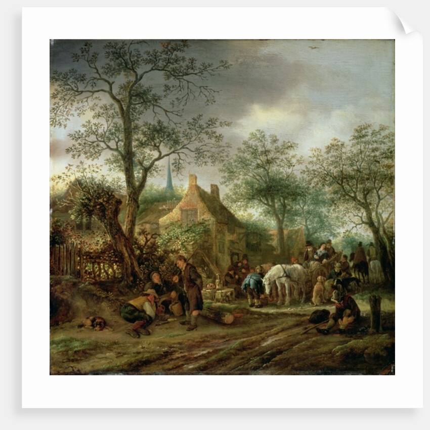 Travellers at an Inn by Isack van Ostade