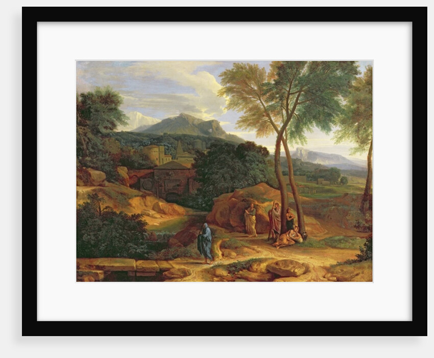 Landscape with Conopion Carrying the Ashes of Phocion by Jean Francois I Millet