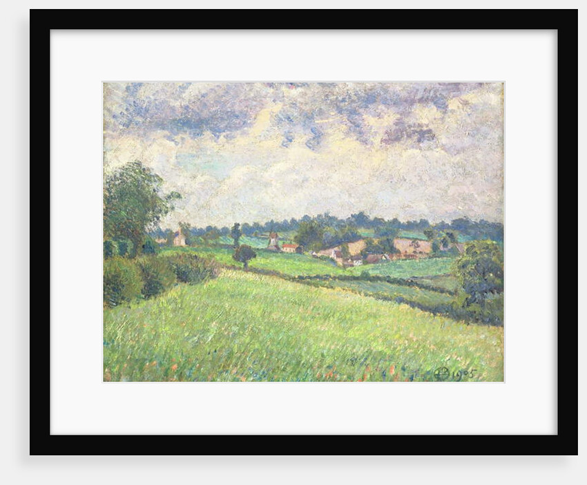 Grey Weather, Finchingfield, 1905 by Lucien Pissarro