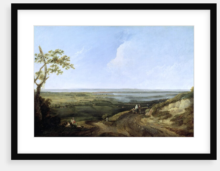 View of Portsmouth from Portsdown Hill by Thomas Jones