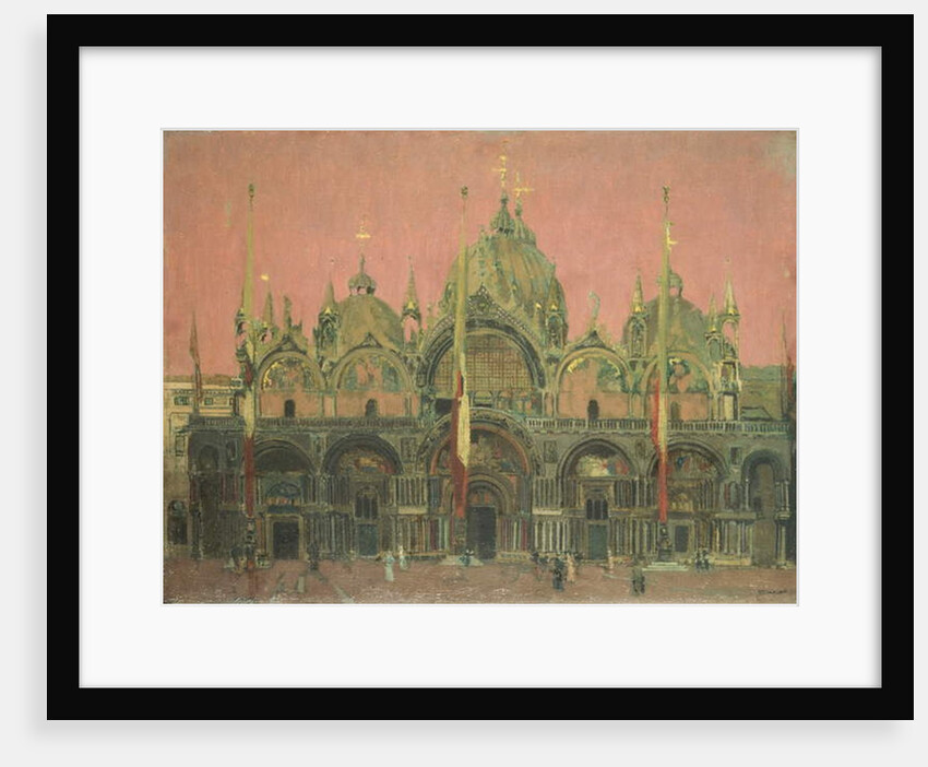 A Red Sky at Night, San Marco by Walter Richard Sickert