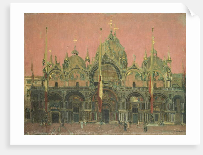 A Red Sky at Night, San Marco by Walter Richard Sickert