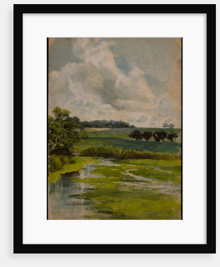 One of the 'Three Landscape Sketches' by Hubert von Herkomer