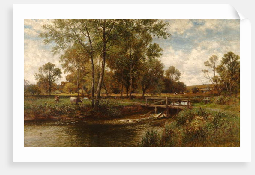 In the Meadows, Youngsbury, 1900 by Alfred Augustus Glendening