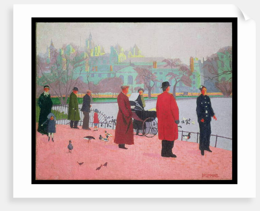 In the Park 1912 by Malcolm Drummond