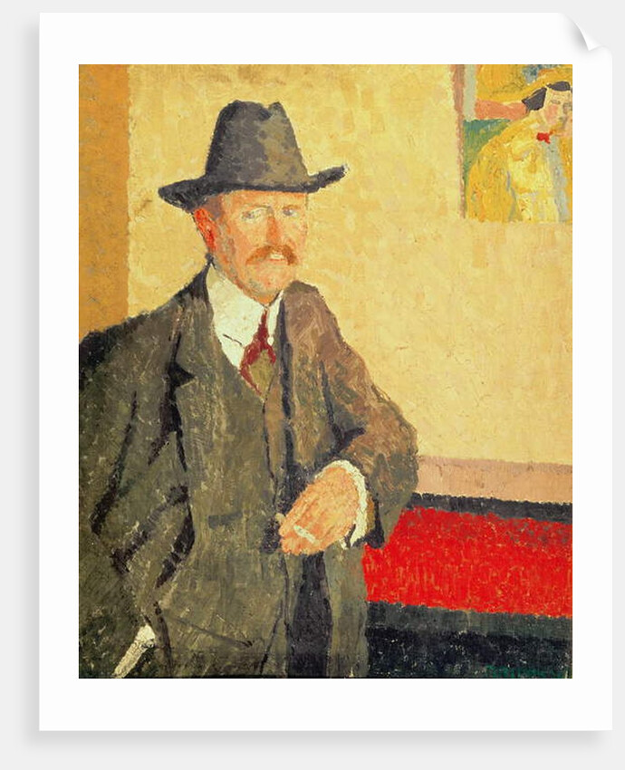 Portrait of Charles Ginner, c.1911 by Malcolm Drummond