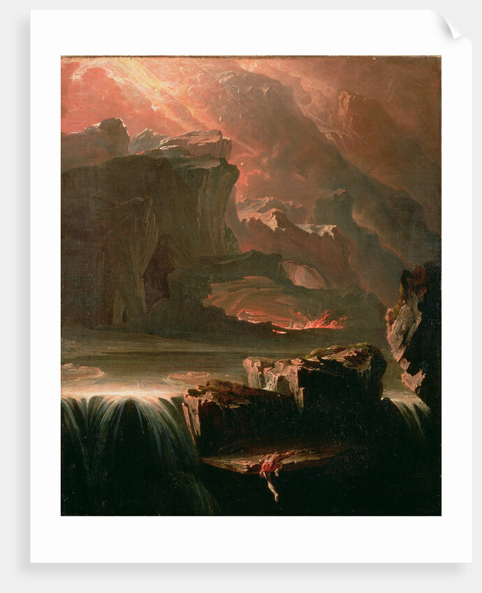 Sadak in search of the waters of oblivion, 1812 by John Martin