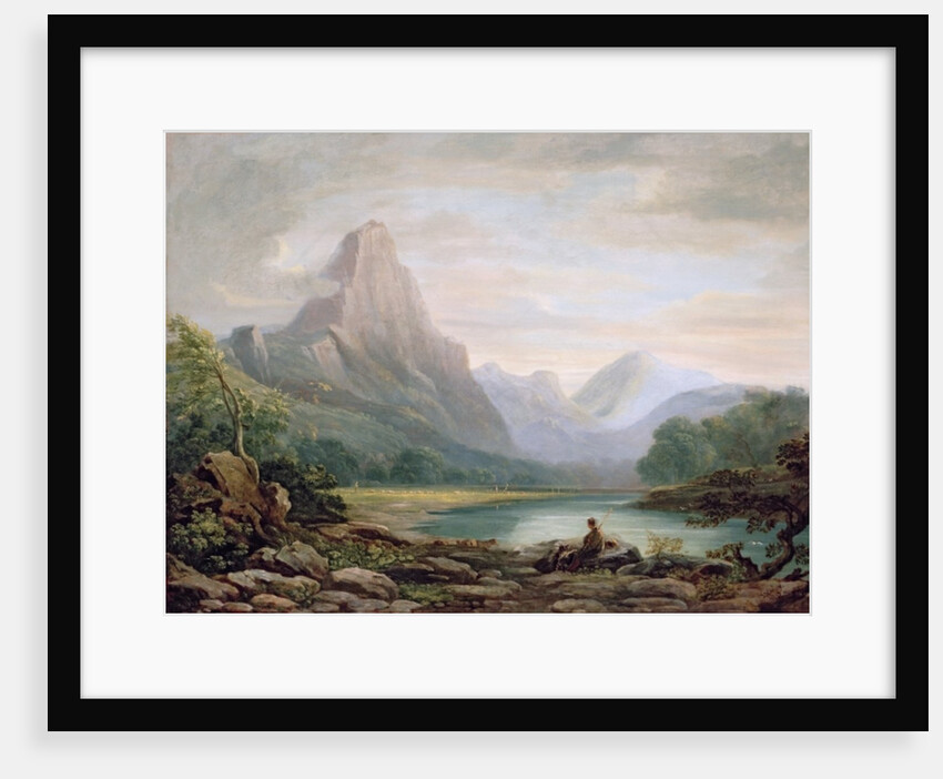 A Welsh Valley, 1819 by John Varley