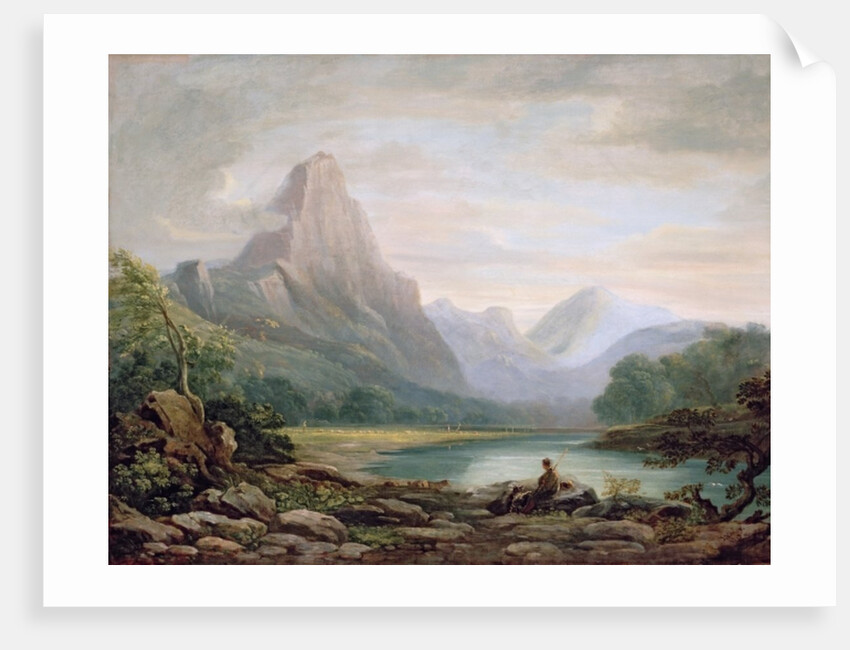 A Welsh Valley, 1819 by John Varley