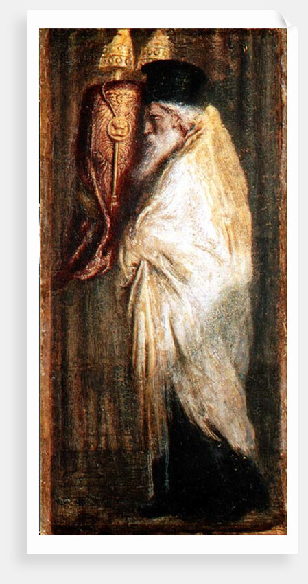 Aaron with the Scroll of the Law, 1875 by Simeon Solomon