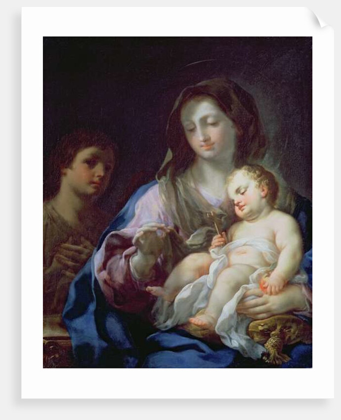 Madonna and Child with St. John the Baptist by Francesco Trevisani