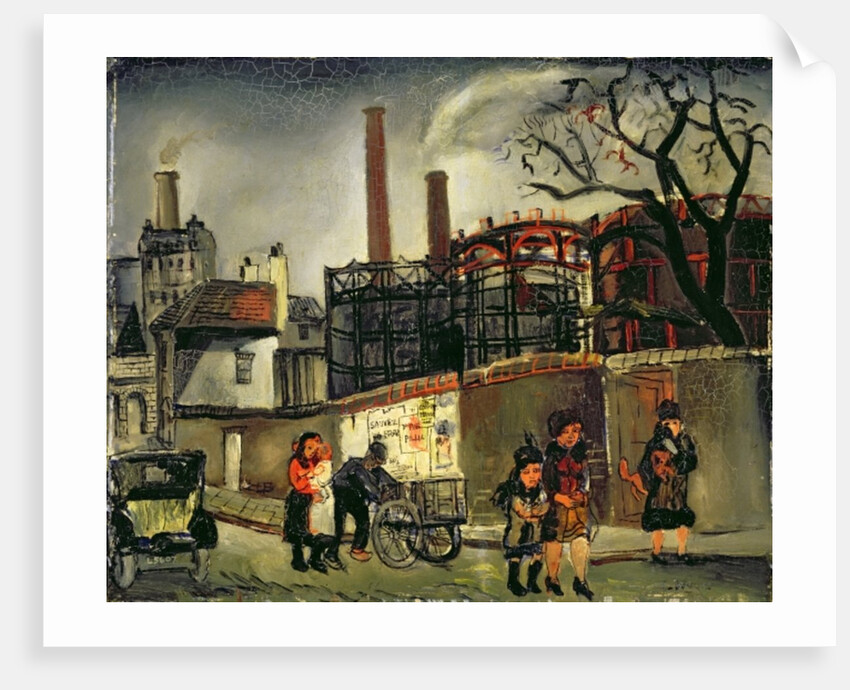 Street Scene in Paris, 1926 by Christopher Wood